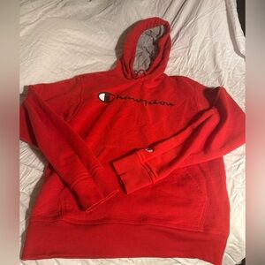 Champion women Bold Red Hoodie